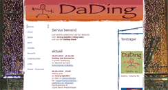 Desktop Screenshot of da-ding.de